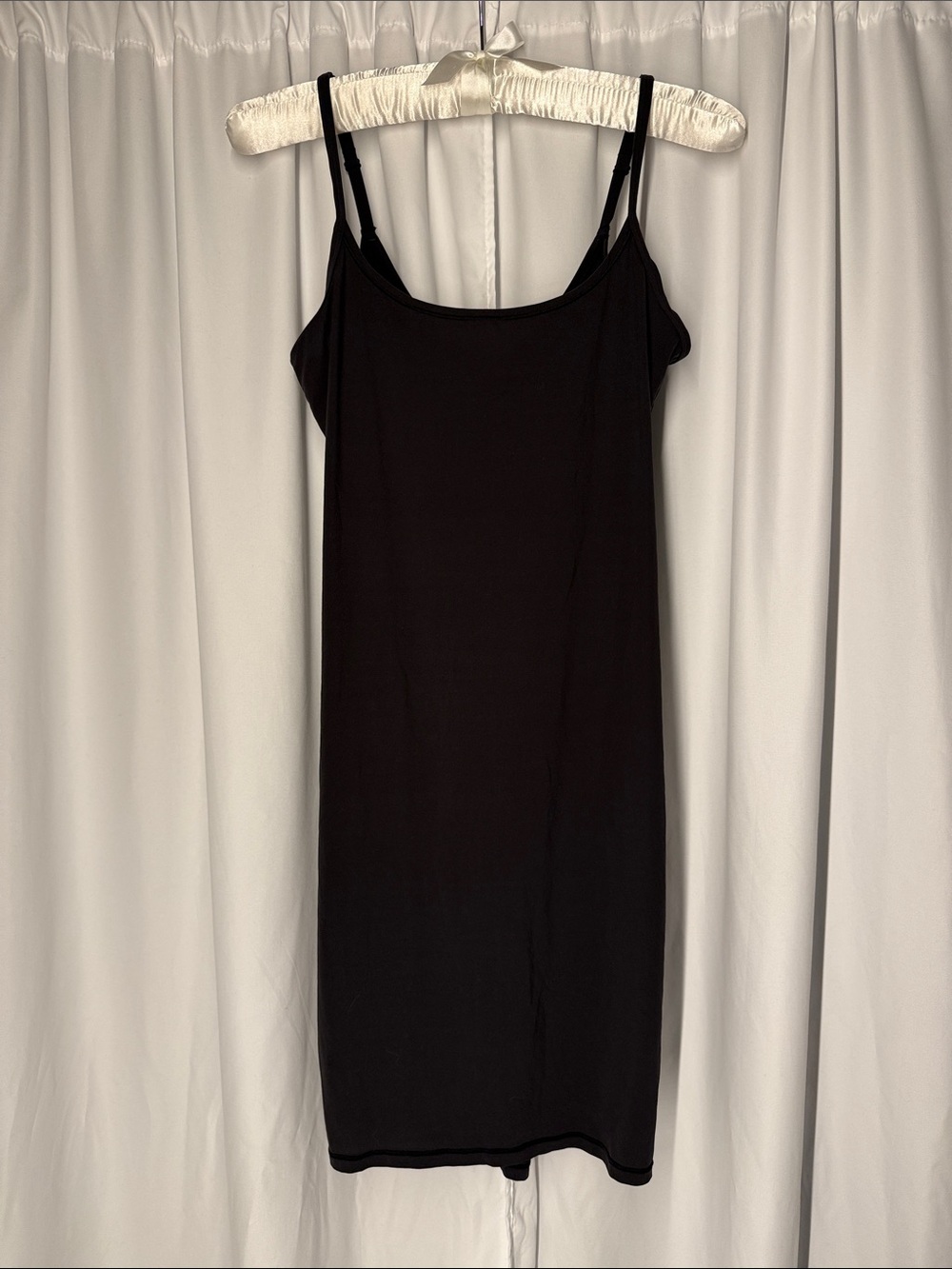 SKIMS Black Slip Dress